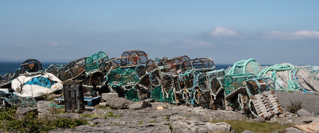 Fishing Nets on the Shore of Galway Bay